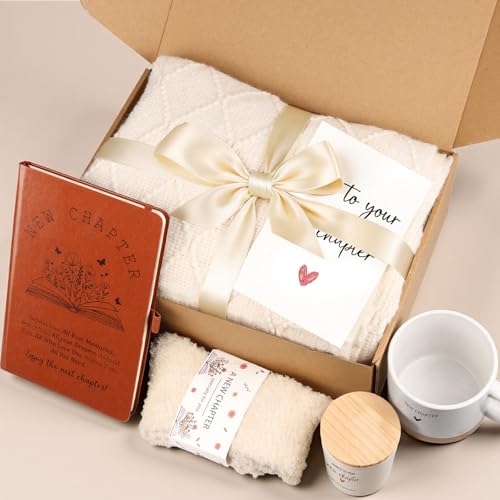 New Beginnings Gifts for Women, New-Chapter Happy Retirement Gifts for Woman, Graduation Gift, New Job Congratulations Gif...