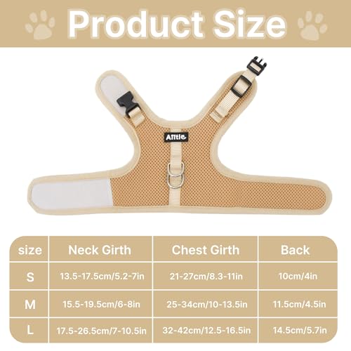 AIITLE Breathable Bunny Harness and Leash Set, Adjustable Straps & Magic Tape Design, Comfort Fit Vest for Puppies, Cats, ...