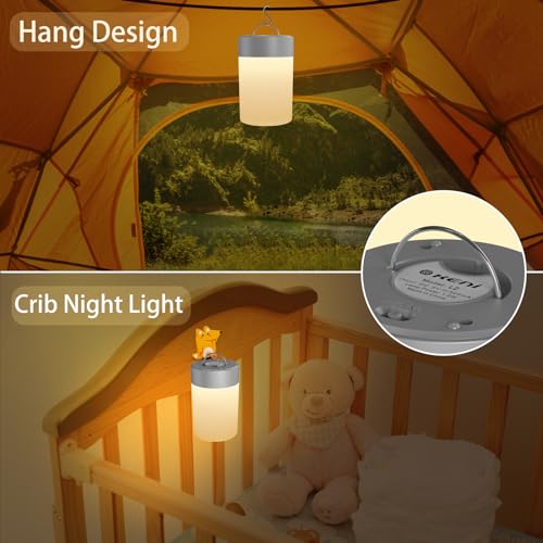 G Keni Nursery Night Light for Baby, Portable LED Touch Night Lamp for Kids and Adult, Breastfeeding, Sleep Aid, USB Recha...