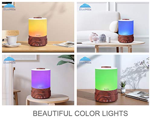 BlueHills Premium 2500 ML XL Essential Oil Diffusers - 30 Hr Run Aromatherapy Diffuser & Air Humidifier Mist for Large Roo...
