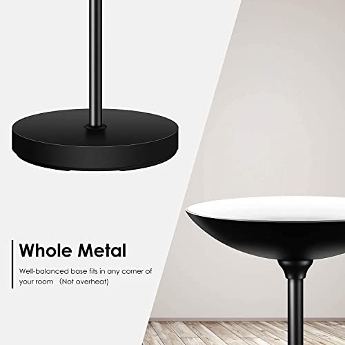 BoostArea Floor Lamp/Standing Lamp, 20W 2000LM LED Torchiere Lamp, Stepless Dimmable, Touch Control, 3000K Daylight, 50000...