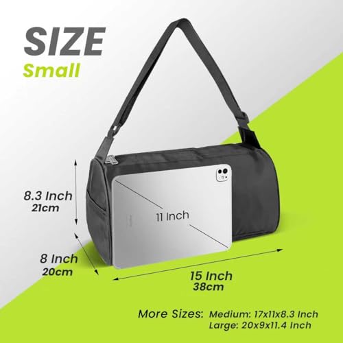 C&F BOGMOST Small Travel Duffel Bag Foldable Waterproof Gym Bag for Gym Beach Swim Bag Men Women Duffle Bag Lightweight Ox...