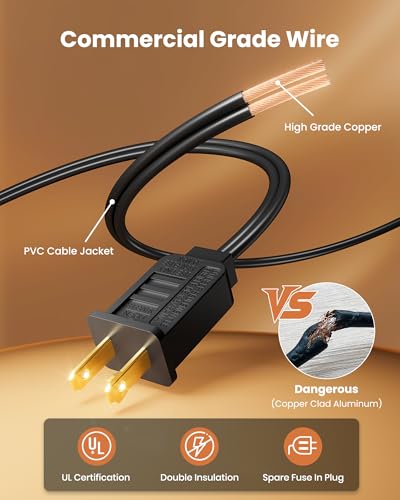 Brightown Outdoor String Lights 29 Feet G40 LED Patio Lights, Plug-in, 13 Plastic Edison Bulbs(1 Spare), Waterproof Connec...
