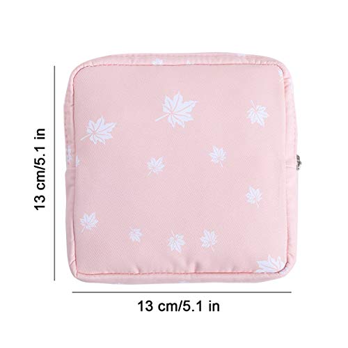 Sanitary Napkin Storage Bag,2pcs Menstrual Cup Pouch,Cotton Cloth Portable Sanitary Napkin Pads Storage Bags Feminine Mens...