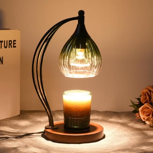 Candle Warmer Lamp with Timer and Dimmer - Electric Melter for Scented Jar Candles - Housewarming, New Home Decor, Valenti...