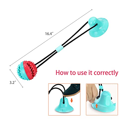 Askhald Dog Toys Chew Toys for Aggressive chewers, Puppy Training Treats Teething Rope Toys for Boredom Dog Puzzle Treat F...