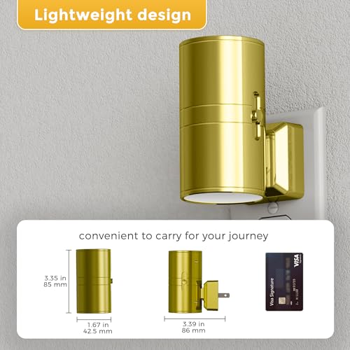 L LOHAS LED Night Light, Automatic Night Lights Plug into Wall, 2 Pack Nightlights With Light Sensor, 3000K Soft White 0-1...