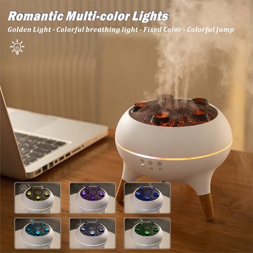 AChoice4U Essential Oil Diffuser 250ML Dancing Jellyfish Aromatherapy Diffuser Humidifier with 7 Colors LED Lights,Remote ...