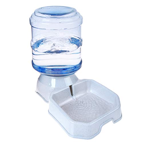 Pet Water Dispenser Station - 1 Gal Replenish Pet Waterer for Dog Cat Animal Automatic Gravity Water Drinking Fountain Bot...