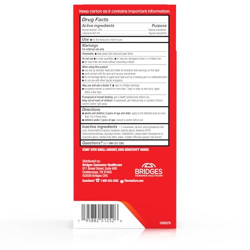ThermaCare Heat + Max Strength 4% Lidocaine Roll-On - Dual Action Pain Relief with Patented Heatwave Technology - Targeted...