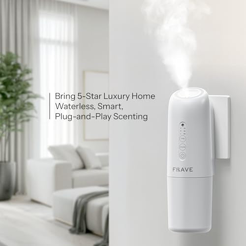 Lumixx Diffuser with Aroma Oil, Plug-in Waterless Essential Oil Diffuser, Smart Bluetooth App Control, Covers Up to 800 sq...