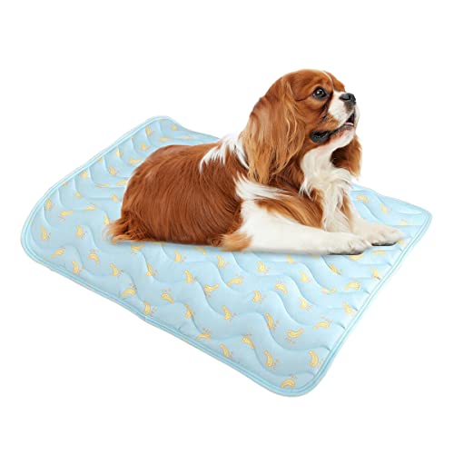 Aimondow Pet Cooling Mat, Washable Ice Silk Cooling Mat for Dogs and Cats, Pet Summer Cooling Bed for Cats, Portable Pet C...