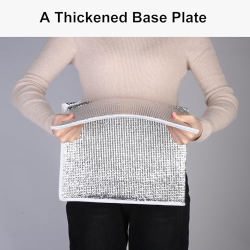 Bodaon 1PK Removable Hard Bottom for 23" W X 14" D Bag, XXX-Large Foldable Insulated Plate for Reusable Grocery Shopping B...