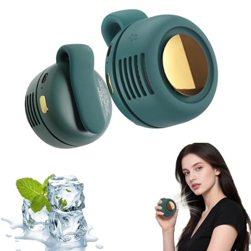 Xing Chen Hai Yang Portable Silent Mini Bladeless Fan Clip On, Adjustable 3 Speeds Suspended, Waist Fans forclip onfan for...