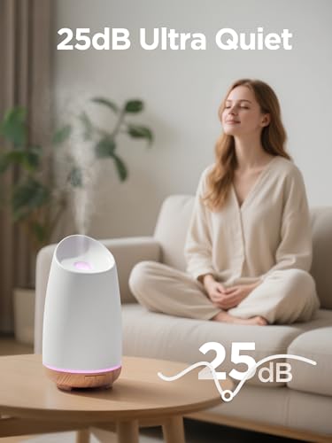 InnoGear 150ml Ceramic Oil Diffuser, Handcrafted Stone Essential Oil Diffuser Aromatherapy Diffusers Ultrasonic Cool Mist ...