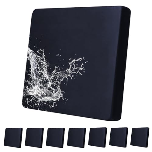 GALYEJIA 8 Pcs Outdoor Cushion Covers Patio Cushion Covers Cushion Covers for Outdoor Furniture Stretch Patio Cushion Cove...