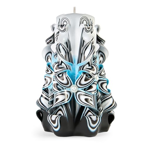 Handmade Carved Candle - Surprise Gift For Her - Decor Birthday Halloween Thanksgiving Christmas - Spiritual Living Room H...