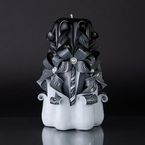 Handmade Carved Candle - Surprise Gift for Her - Decor Birthday Halloween Thanksgiving Christmas - Spiritual Living Room H...