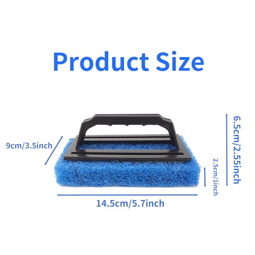 4 Pcs Screen Printing Scrub Pad, Screen Print Ink Scraper with Handle,Screen Print Remover, Screen Printing Accessories fo...
