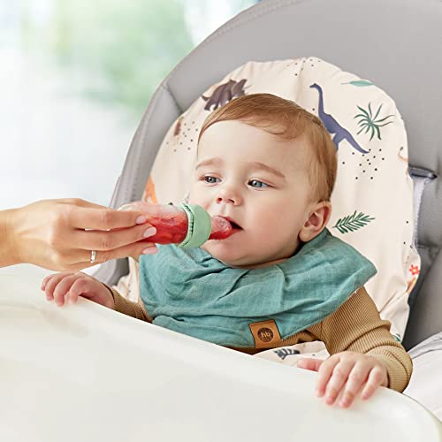 High Chair Cushion with Cover Pad for IKEA Antilop Babies Toddlers Inflatable & Reversible Built-in Inflatable Cushion