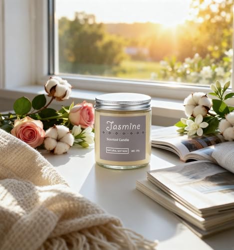 Scented Candle Gift Set, 4 Pack 25oz Soy Wax Candles, 200 Hour Burn Time, Long Lasting Aromatherapy Candles for Home Fragr...