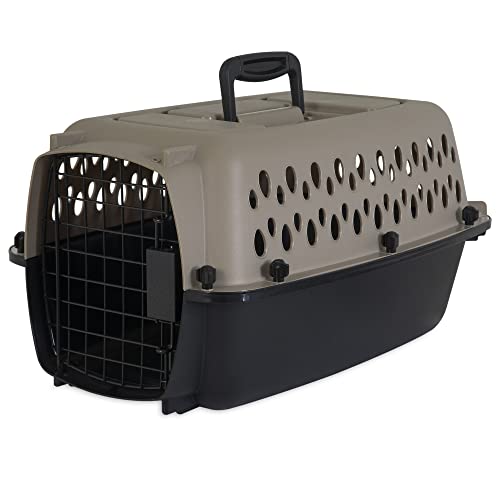 Petmate Vari Dog Kennel Portable Airline-Friendly Carriers & Crates for Small Dogs and Puppies, Durable Plastic, Pet Carri...