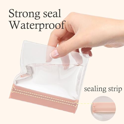 Qryval 30 PCS Clear Plastic EVA Anti Tarnish Jewelry Storage Bags, Zip Ziplock Jewelry Pouches for Selling & Gift, Little ...