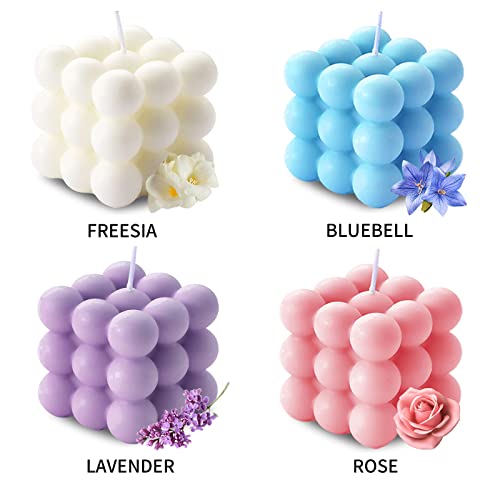 Aokala Scented Bubble Candles Gifts Set for Women, Large Candles for Home Decor Scented, 2 x 5.4 oz Soy Wax Aromatherapy C...
