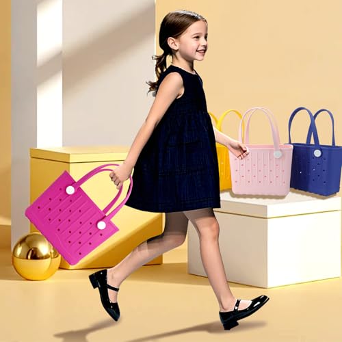 Mangoxel Small Rubber Beach Bags Creative EVA Beach Totes Waterproof Travel Bag for Beach, Picnic, Sports, Yoga