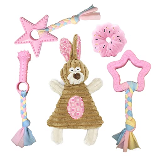 Volacopets Puppy Toys for Teething, Puppy Chew Toys for Small Dogs, Crinkle Dog Toys Small Breed Boredom and stimulating, ...