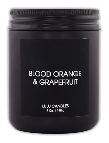 Lulu Candles | 4 Pack Scented Candles Gift Set | Gift Set for Home, Men, and Women | Jasmine, Oud & Sandalwood, Blood Oran...