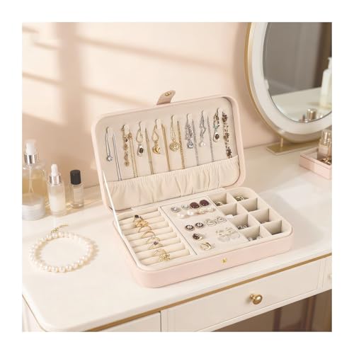 Greenfeather Jewelry Box, Jewelry Organizers and Storage Small Jewelry Boxes for Women Portable Jewelry Organizer Storage ...
