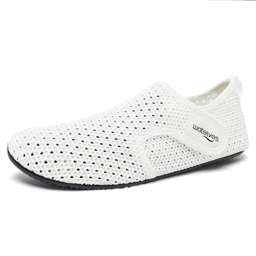 WateLves Water Shoes for Women Men Swim Beach Aqua Socks Quick Dry Barefoot House Slippers Travel Shoes with Adjustable Ma...