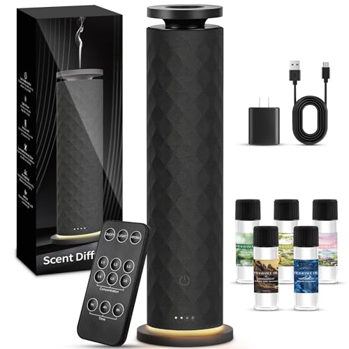 Hotel Scent Diffuser, Waterless Scent Diffuser for Home, Quiet Operation, Suitable for Living Rooms, Offices, and Hotels,C...