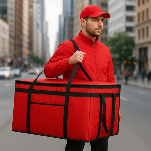 musbus Extra large XXXL Insulated Food Delivery Bag Cooler Bags Keep Food Warm Catering Therma Catering Bag for doordash 2...