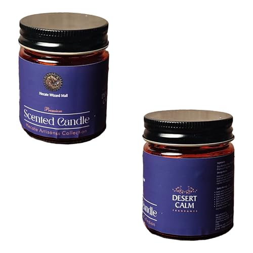 Hecate Magic Mall Scented Candles Gift Set – 12 Premium Soy Wax Jar Candles | Luxury Fragrance, Long Burning, Ideal for Ho...
