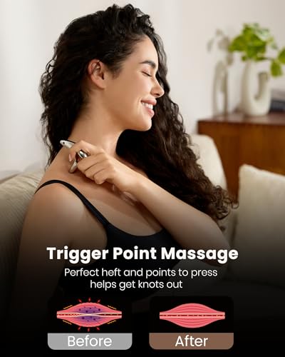 lifechill Trigger Point Massage Tool for Deep Tissue Massage & Gua Sha, HSA Muscle Scraper Tool for Full Body Pain Relief,...