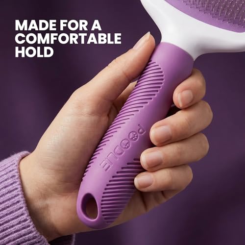 Poodle Pet Slicker Brush - For Dogs, Cats, Rabbits - Matted/Loose Fur, Knots - Suitable for Doodle/Goldendoodle Grooming a...