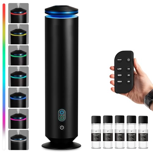 Waterless Scent Diffuser Starter Kit - 1500 Sq Ft Coverage, Scent Diffuser for Home, Hotel, Studio, Essential Oil Diffuser...
