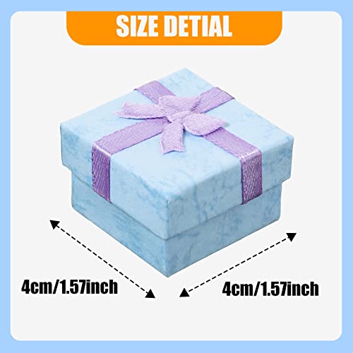 Sureio 24 Pack Jewelry Gift Boxes Jewelry Box Gift Cases Cotton Filled Cardboard Paper Box Bracelets Bangle Necklace Gift ...
