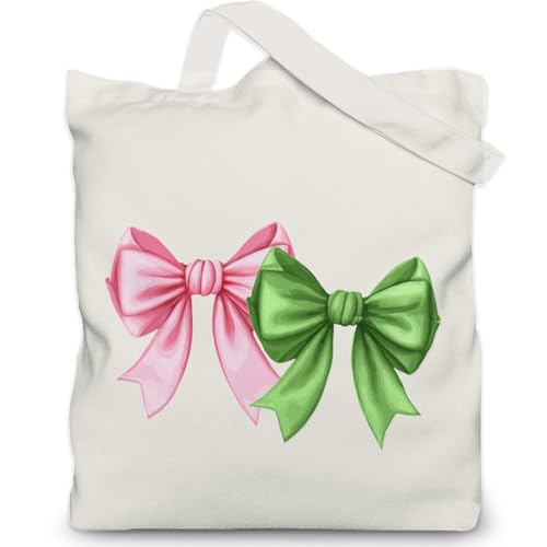 Gezred Aesthetic Tote Bag, Funny Canvas Tote Bag Gift for Women, 12x17 inch