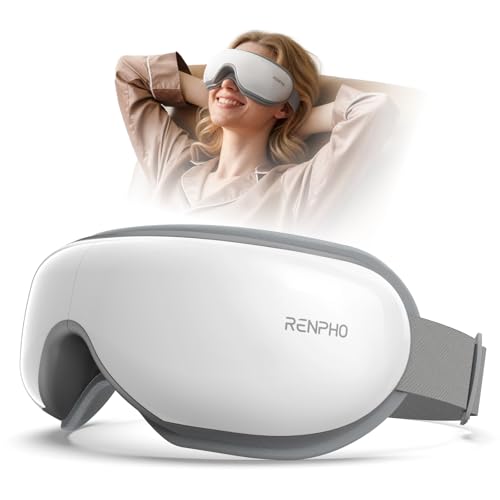 RENPHO Eye Massager with Heat, Mothers Day Birthday Gifts for Mom Women Men Her, FSA Eligible HSA Eye Mask for Migraine Re...
