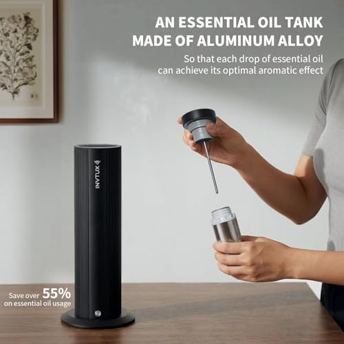 Waterless Essential Oil Diffuser Corded Diffuser with Hotel Collection Diffuser Oil, Scent Diffuser Starter Kit Cold Air D...