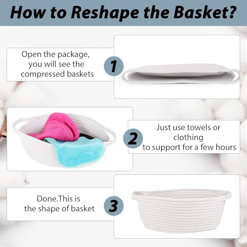 woric Woven Basket Gift Basket Storage Baskets with Handles for Wedding Gifts Empty Mothers Day Graduation Gifts Stuffers ...