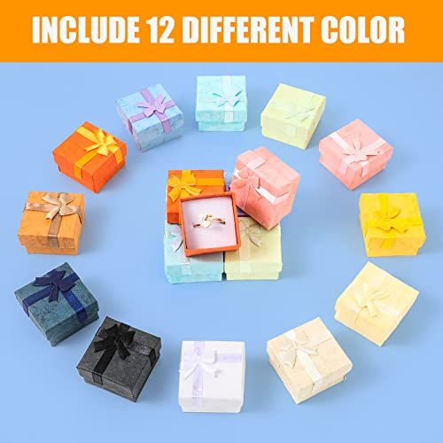 Sureio 24 Pack Jewelry Gift Boxes Jewelry Box Gift Cases Cotton Filled Cardboard Paper Box Bracelets Bangle Necklace Gift ...