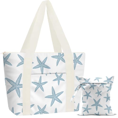 zcyxuuw Beach Bags Wet Bag for Swimsuit Tote Bag for Friends Travel Gifts, Aloha Bags Waterproof Vacation Essential