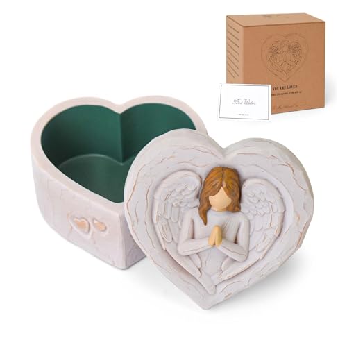 FVFVAHO Guardian Angel Gifts for Women, Prayer Keepsake Box, Confirmation Gifts for Girls, Baptism Gift, Christening Gift,...