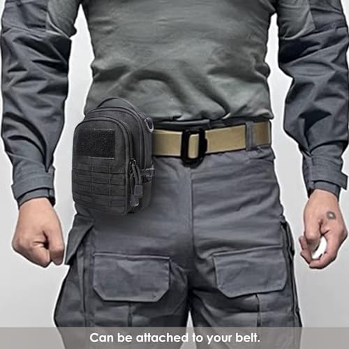 Azarxis Molle Pouches, Tactical Compact EDC Small Utility Pouch Waist Bags Sundries Storage Admin Organize Gear Gadget for...