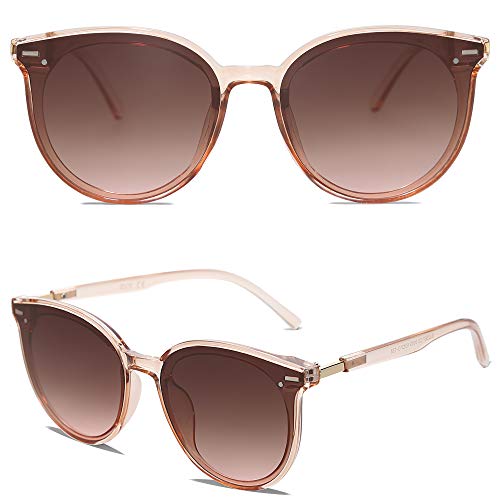 SOJOS Sunglasses Womens Trendy 2025 Classic Round Retro Vintage Shades Large Frame Sunnies SJ2067
