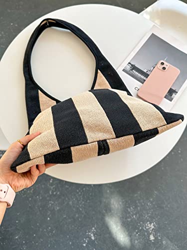 ENBEI Women's tote bags aesthetic Shoulder Handbags Hand crocheted Bags large Shoulder Shopping Bag large satchel cute Bag